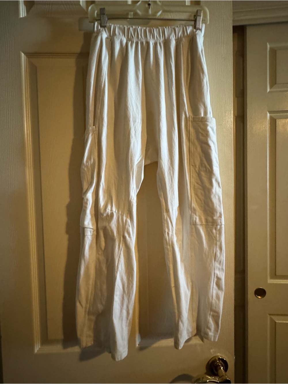 FP Movement by Free People- White Relaxed Bottoms